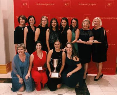 USM Epsilon Delta Chapter of Chi Omega Wins Founders Cup Award